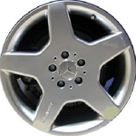 Mercedes wheel ALY65353 rear hyper silver